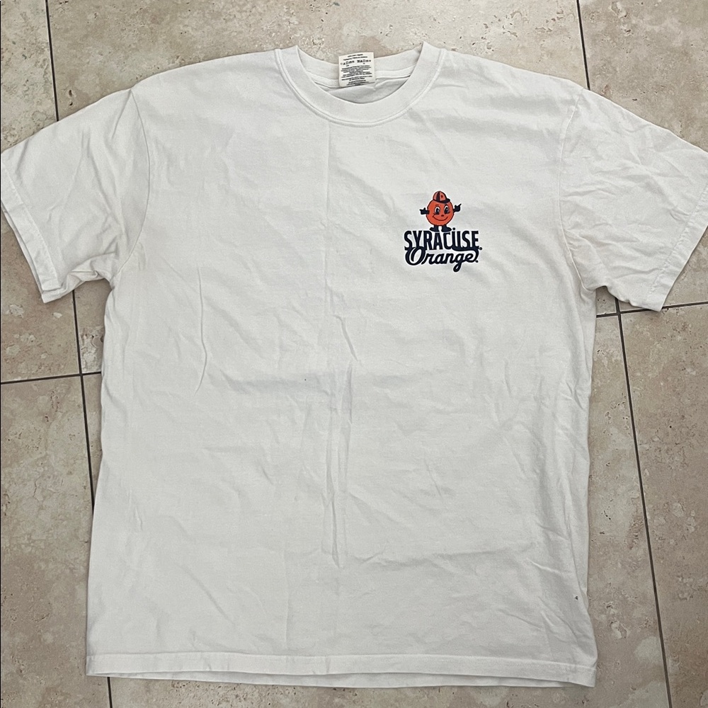 Syracuse Orange Comfort Colors Off White Short-Sleeve Tee